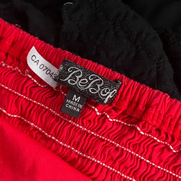 strapless red dress - Picture 3 of 4